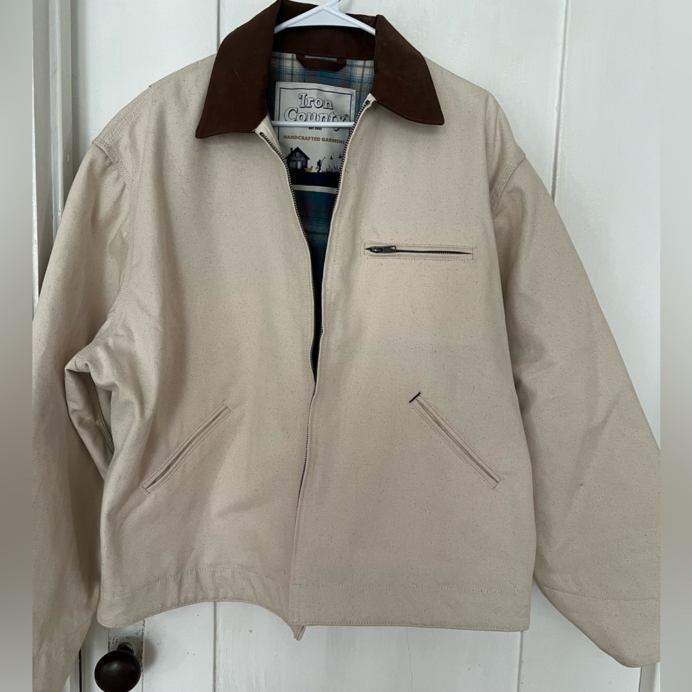 BRAND NEW (no tags) NEVER WORN. Iron County made in USA chore jacket. Size XL
